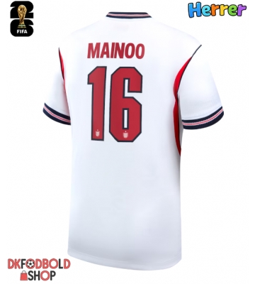 England Kobbie Mainoo #16 Hjemmebanetrøje VM 2026 Kort ærmer England Kobbie Mainoo #16 Hjemmebanetrøje VM 2026 Kort ærmer